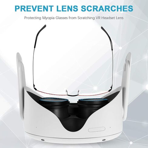 (1 Set) Orzero Blue Light Blocking Glasses Lens Compatible for Quest 2, Quest, Protect VR Headset Lens from Scratches in Saudi Arabia