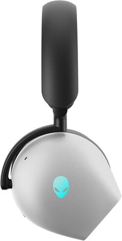 Alienware AW920H Tri-Mode Wireless Gaming Headset - Dolby Atmos Virtual Surround Sound, Active Noise Cancelling, AI-driven Noise-Cancelling microphone, USB-C Wireless Dongle - Lunar Light, Large in Kuwait
