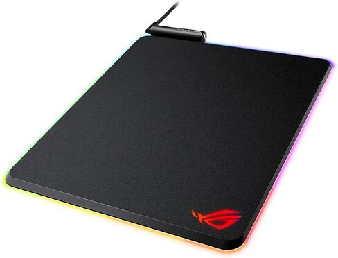 ASUS ROG Balteus RGB Gaming Mouse Pad - USB Port | Aura Sync RGB Lighting | Hard Micro-Textured Gaming-Optimized Surface & Nonslip Rubber Base in Kuwait