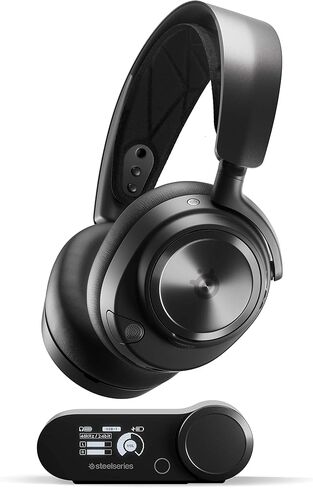 NEW SteelSeries Arctis Nova Pro Wireless Multi-System Gaming Headset - Premium Hi-Fi Drivers - Active Noise Cancellation - Infinity Power System - Stealth Retractable Mic - PC, PS5/PS4, Switch, Mobile in Kuwait