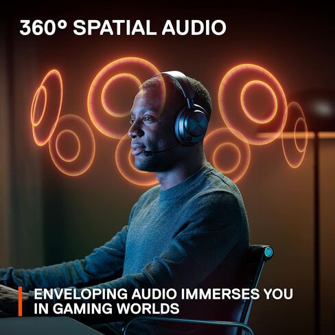 NEW SteelSeries Arctis Nova Pro Wireless Multi-System Gaming Headset - Premium Hi-Fi Drivers - Active Noise Cancellation - Infinity Power System - Stealth Retractable Mic - PC, PS5/PS4, Switch, Mobile in Kuwait