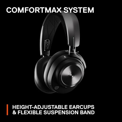 NEW SteelSeries Arctis Nova Pro Wireless Multi-System Gaming Headset - Premium Hi-Fi Drivers - Active Noise Cancellation - Infinity Power System - Stealth Retractable Mic - PC, PS5/PS4, Switch, Mobile in Kuwait