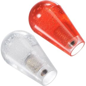 uxcell Ellipse Oval Joystick Head Rocker Ball Top Handle Arcade Game Replacement Red White in Saudi Arabia