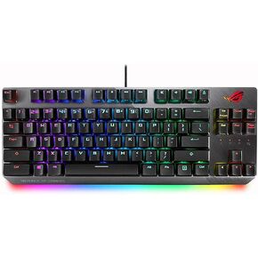 ASUS RGB Mechanical Gaming Keyboard - ROG Strix Scope TKL | Cherry MX Red Switches | 2X Wider Ctrl Key for FPS Precision | Gaming Keyboard for PC,Black in Kuwait