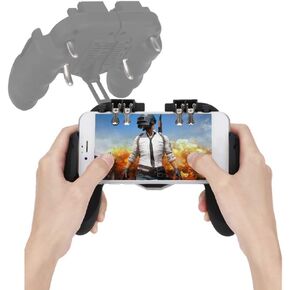 Zopsc Mobile Game Controller for Mobile Controller, Joystick Remote Grip Shooting Aim Keys for phones, Cellphone Gamepad Accessories, with Cooling Fan in Saudi Arabia