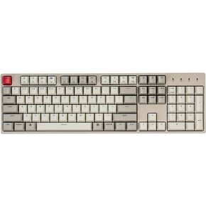 لوحة مفاتيح ميكانيكية سلكية كاملة الحجم Keychron C2 متوافقة مع Mac، مفتاح Keychron Brown Switch، 104 مفاتيح ABS Retro Color Keycaps لوحة مفاتيح الألعاب لنظام التشغيل Windows، كابل USB-C من النوع C المجدول