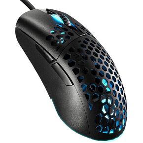 Aspire PRO Ultralight Ergonomic Gaming Mouse, Side Buttons with Honeycomb Shell, 26,000 DPI Sensor with RGB Lighting, Wired Gaming Mouse, Lightweight Mouse Gaming for Windows/PC/Mac/Laptop in Kuwait