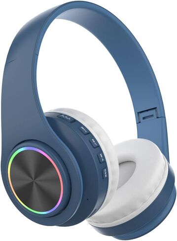 T39 Bluetooth Wireless Gaming Headset - Foldable Lightweight Over-Ear Headphones, Built-in Microphone, 20 Hours Battery,Gaming Headphones with Mic for Mobile Device… (Black) in Saudi Arabia