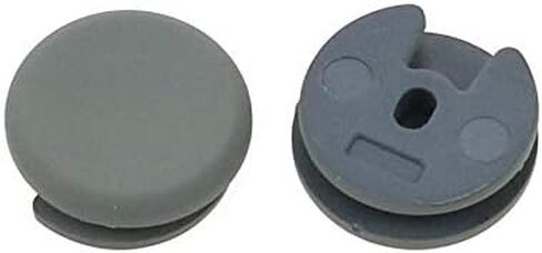 2pcs Plastic 3D Analog Controller Stick Cap 3D Joystick Cap Cover Button Replacement for 3DS 3DS XL LL 2DS New 3DS XL 3DS LL (Black) in Kuwait