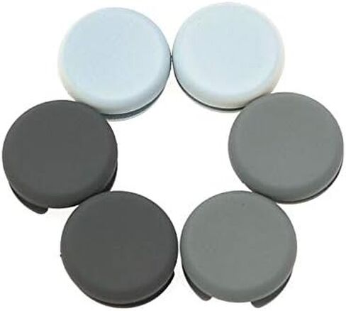 2pcs Plastic 3D Analog Controller Stick Cap 3D Joystick Cap Cover Button Replacement for 3DS 3DS XL LL 2DS New 3DS XL 3DS LL (Black) in Kuwait