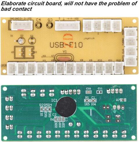 Arcade USB Encoder, Generic Game Controller PC Game Joystick Circuit Board, Controller Control Board Assembly for PC Fighting Games in Saudi Arabia