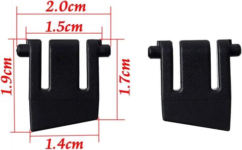 HUYUN Stand Foot Replacement Accessories Parts for Corsair K65 K63 LUX RGB Mechanical Gaming Keyboard (1 Pair Stand Foot) in Saudi Arabia