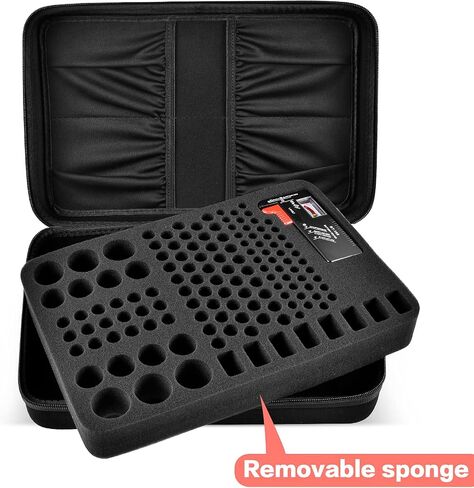 Comecase Hard Battery Organizer Storage Box with Hard Carrying Case for Oculus Quest 2 All-in-One VR Gaming Headset - 2 Pack in Kuwait