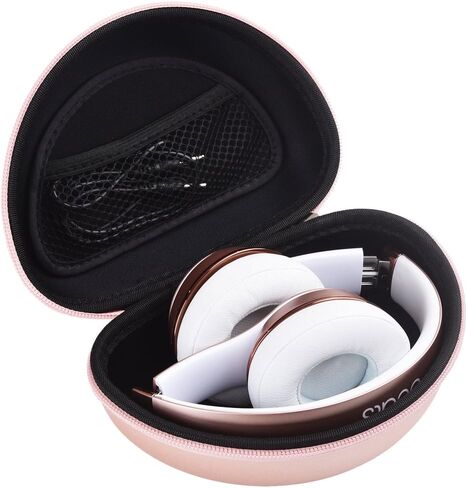 Hard Carrying Case for Oculus Quest 2 All-in-One VR Gaming Headset with Rose Gold Carrying Case Compatible for Beats Solo3 / Beats Solo2 in Kuwait