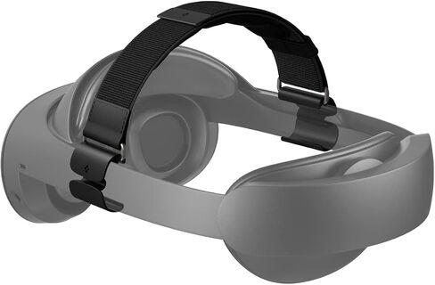 Spigen DR200 Adjustable Head Strap Compatible with Meta Quest Pro VR Gaming Headset Accessories for Comfortable and Lightweight Support - Black in Saudi Arabia