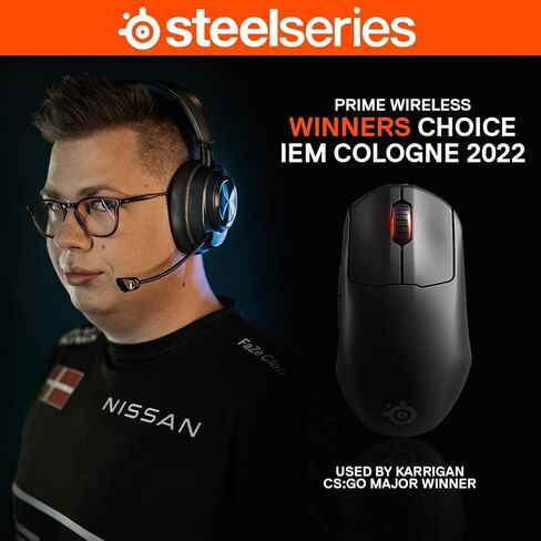 SteelSeries Esports Mini Wireless FPS Gaming Mouse – Ultra Light – Prime Mini Edition – 5 Programmable Buttons – Lag-free 2.4GHz – 100H Battery – 18K CPI Sensor – Magnetic Optical Switches – PC/Mac in Saudi Arabia