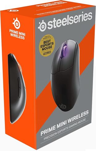 SteelSeries Esports Mini Wireless FPS Gaming Mouse – Ultra Light – Prime Mini Edition – 5 Programmable Buttons – Lag-free 2.4GHz – 100H Battery – 18K CPI Sensor – Magnetic Optical Switches – PC/Mac in Saudi Arabia
