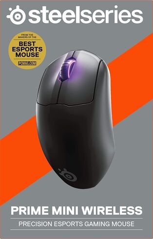 SteelSeries Esports Mini Wireless FPS Gaming Mouse – Ultra Light – Prime Mini Edition – 5 Programmable Buttons – Lag-free 2.4GHz – 100H Battery – 18K CPI Sensor – Magnetic Optical Switches – PC/Mac in Saudi Arabia