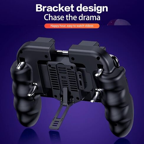 Zopsc Mobile Game Controller for PUBG Mobile Controller, Joystick Remote Grip Shooting Aim Keys for for phones under 6.5inch, Cellphone Gamepad Accessories, with Cooling Fan Mechanical,with USB Cable in Saudi Arabia