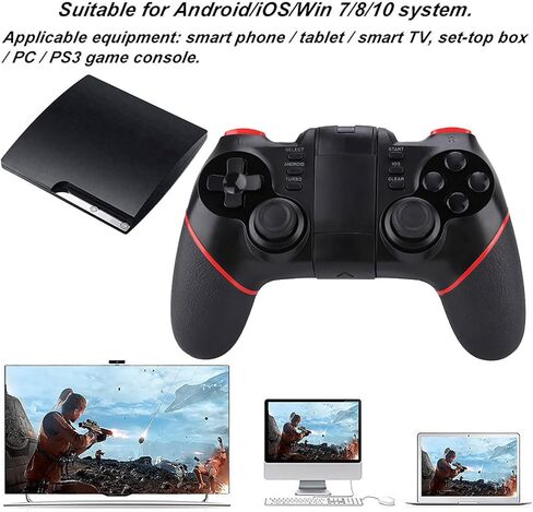 T6 Wireless Bluetooth Mobile Phone Gamepad Gaming Controller in Kuwait
