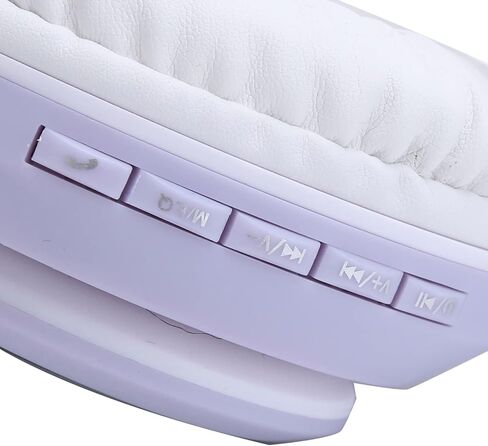 SYH&AQYE Cat Ear Bluetooth5.0 Headphones, LED Stereo Gaming Headset, 7H Battery Life Foldable Wireless Over Ear Headphones for Laptop Switch Games(Pink) in Kuwait