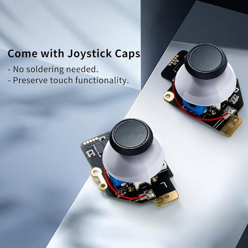 AKNES Gulikit Steam Deck Accessories, Hall Effect Sticks Replacement for Steam Deck (Type A&B), [No Drifting] Left/Right Thumb Stick Parts for Steam Deck Console-Electromagnetic Joystick(No Soldering) in Kuwait
