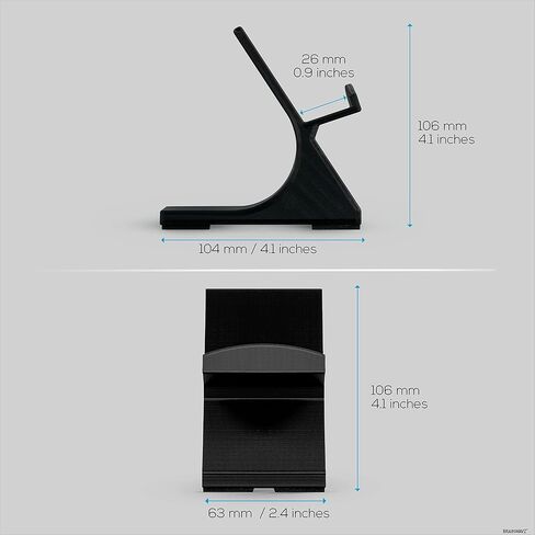 BRAINWAVZ Game Controller Desktop Holder Stand (2 Pack) - Universal Design for Xbox ONE, PS5, PS4, PC, Steelseries, Steam & More, Reduce Clutter UGDS-05 in Saudi Arabia