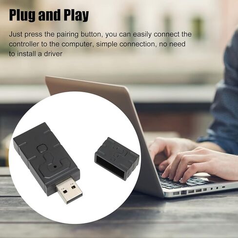 محول وحدة تحكم لاسلكية لأجهزة الكمبيوتر التي تعمل بنظام Windows PC/Android TV Box/Steam، محول وحدة تحكم لاسلكية محول مقبض بلوتوث لأجهزة الكمبيوتر التي تعمل بنظام Windows PC لـ PS4 لـ PS5 لـ Xbox One للتبديل in Kuwait
