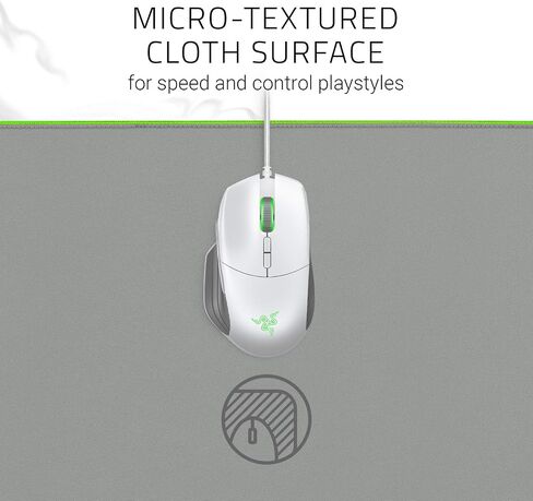Razer Goliathus Extended Chroma: سطح قماشي ذو ملمس دقيق - مثالي لجميع الإعدادات وأجهزة الاستشعار الحساسة - مدعوم من Razer Chroma - حصيرة ماوس ألعاب ناعمة ممتدة in Kuwait