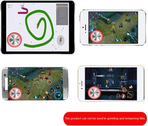 Jiecikou Universal Game Joystick Touch Screen Controller for Mobile Phone Tablet Red in Saudi Arabia