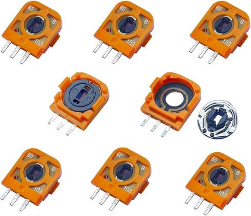 ElecGear 8X ALPS 10K Replacement Potentiometer + Drift Fix PCB for PS4, Xbox, Elite, Switch Pro Wireless Controllers, Trim Pot Resistor Thumbstick Module Sensor for ALPS Analog Joystick in Kuwait