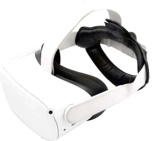 Headset Strap Pad Replacement for Elite Strap Compatible with Quest 2 (Black) in Saudi Arabia