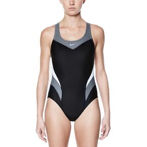 Nike Women's Victory Color Block Power Back Tank Swimsuit in Saudi Arabia