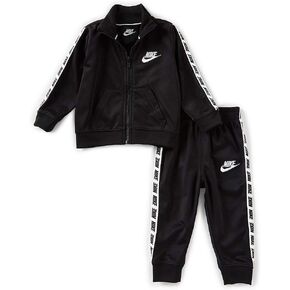 Nike Boy'sTherma Dri-Fit 2 Piece Tracksuit (Black(66d699-023)/White, 5) in Saudi Arabia