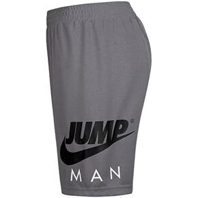 شورت Air Jordan للأولاد من نايكي (كبير، رمادي/أسود/أبيض) in Saudi Arabia