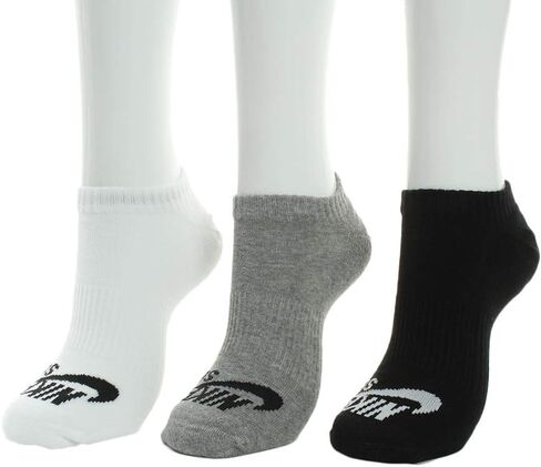 Nike SB No Show Socks 3 Pack (Black/Grey/White) in Saudi Arabia