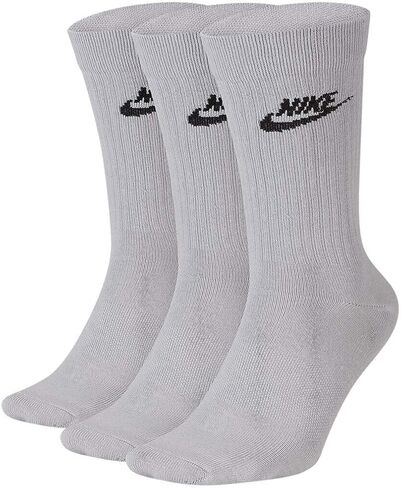 Nike Everyday Essential Crew Socks Grey Large Men 8-12 in Saudi Arabia
