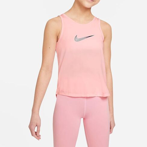 قميص تدريب Nike Dri-FIT Trophy للأطفال الكبار (الفتيات) (Arctic Punch)، مقاس كبير in Saudi Arabia