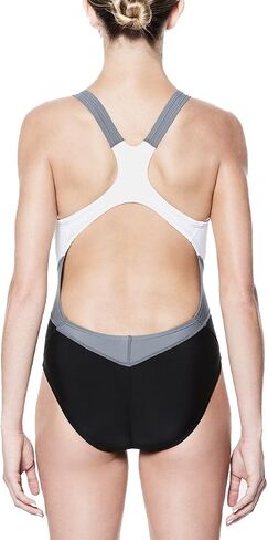 Nike Women's Victory Color Block Power Back Tank Swimsuit in Saudi Arabia