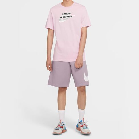 Nike Men's Sportswear Graphic Club Short, Iced Lilac/Iced Lilac in Saudi Arabia