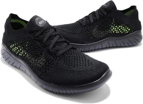 Nike Women's Free RN Flyknit 2018 Black/Anthracite 10.5 in Saudi Arabia