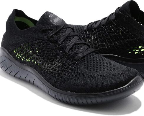Nike Women's Free RN Flyknit 2018 Black/Anthracite 10.5 in Saudi Arabia