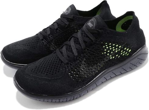 Nike Women's Free RN Flyknit 2018 Black/Anthracite 10.5 in Saudi Arabia