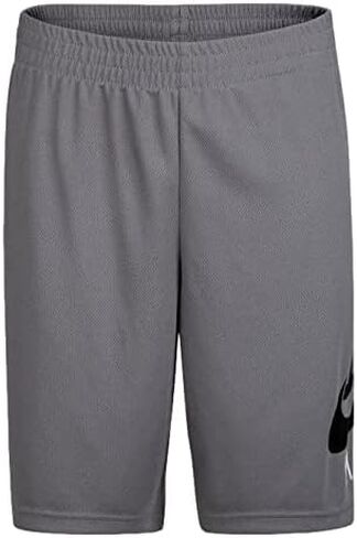 Nike Boys' Air Jordan Shorts (Large, Grey/Black/White) in Saudi Arabia
