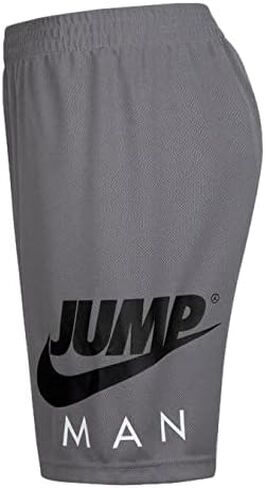 Nike Boys' Air Jordan Shorts (Large, Grey/Black/White) in Saudi Arabia