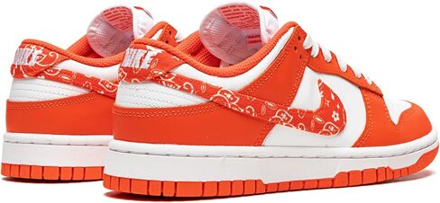 Nike Womens W Dunk Low Ess DH4401 103 Orange Paisley - Size 5W in Saudi Arabia
