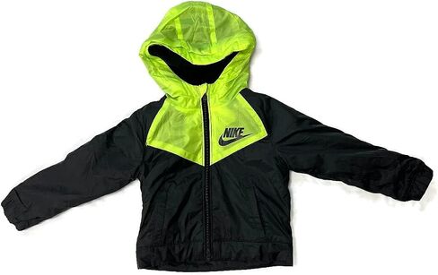 Nike Toddler Puffer Jacket, Black and Volt (4T) in Saudi Arabia