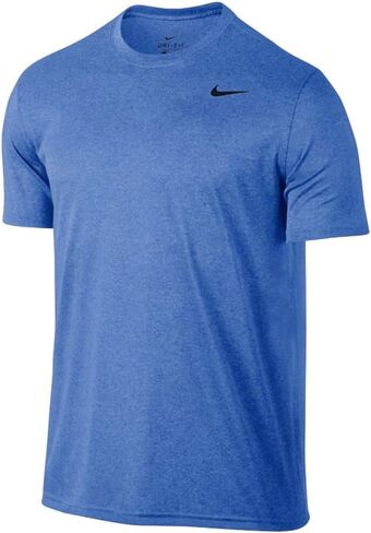 Nike DRY TEE LGD 718833, Light Game Royal Htr/Black, Large in Saudi Arabia