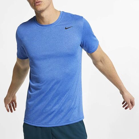 Nike DRY TEE LGD 718833, Light Game Royal Htr/Black, Large in Saudi Arabia