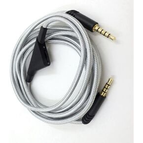 Replacement Headset Cable with Volume Control for Astro A10 A40 A30, 6.6ft Adjustable Gaming Headset Cable Headphone Audio Extension Cord, Virtual Surround Lossless Stereo Sound (Black) in Saudi Arabia